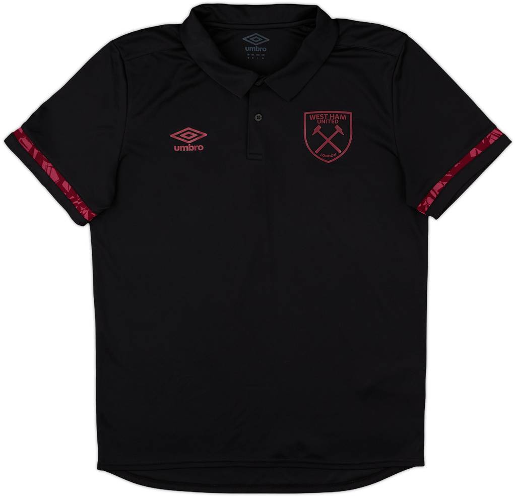 2020-21 West Ham Umbro Polo Shirt - 8/10 - (M)