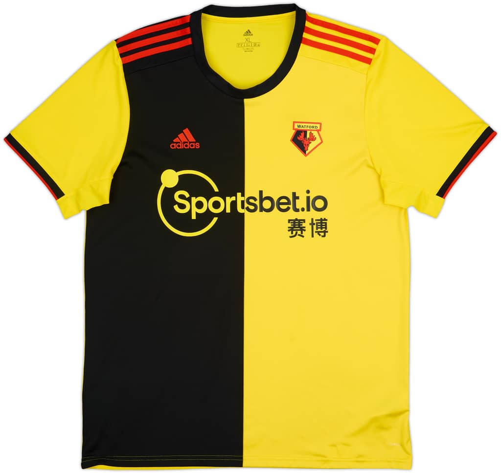 2019-20 Watford Home Shirt - 9/10 - (XL)