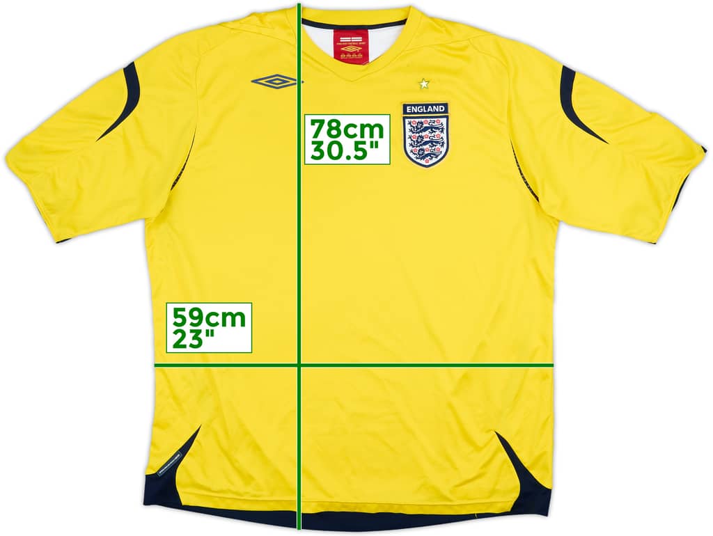 2006-08 England GK Shirt - 4/10 - (XXL)