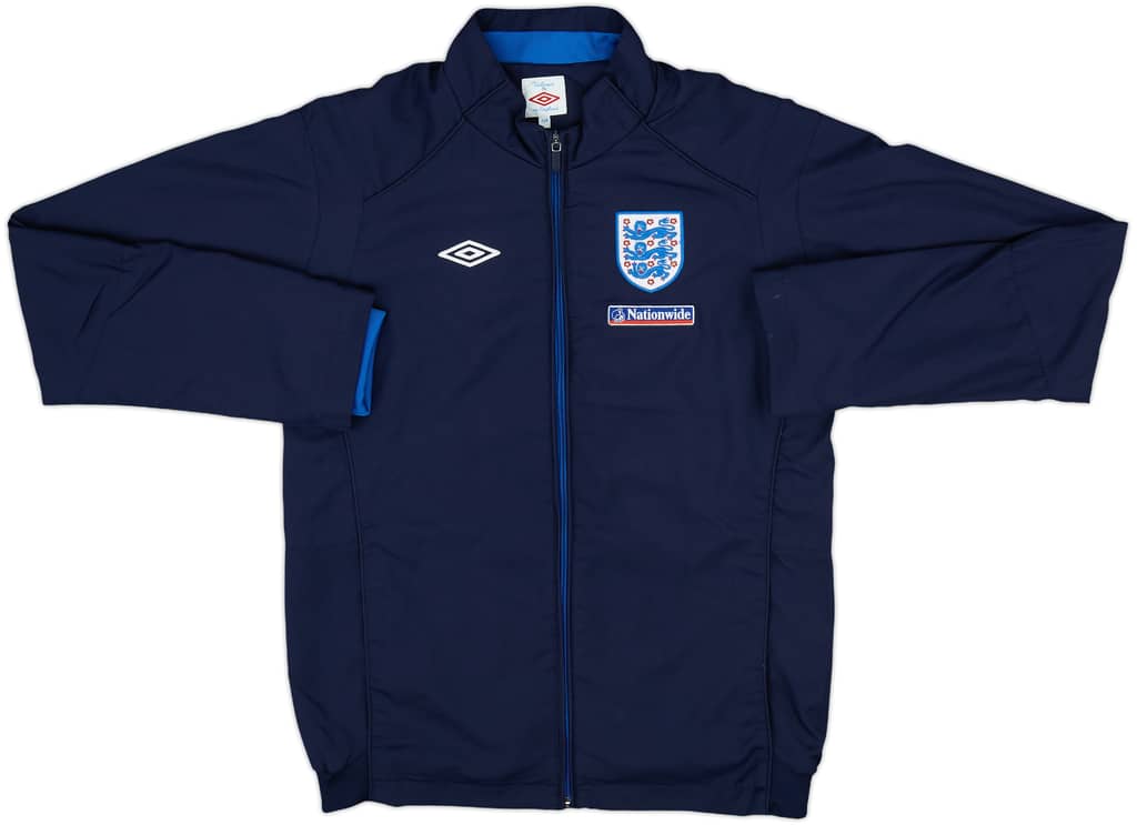 2010-11 England Track Jacket - 8/10 - (L.Boys)