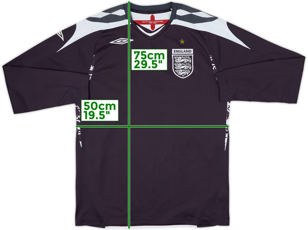 2007-09 England GK Shirt - 8/10 - (M)