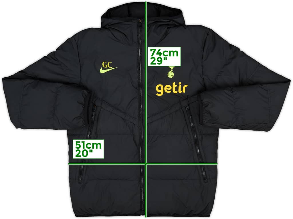 2022-23 Tottenham Staff Issue Nike Padded Bench Coat GC - 8/10 - (S)