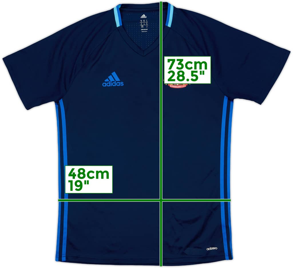 2015-16 Sunderland adizero Training Shirt - 8/10 - (M)