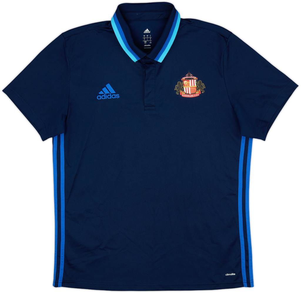 2015-16 Sunderland adidas Polo Shirt - 9/10 - (L)
