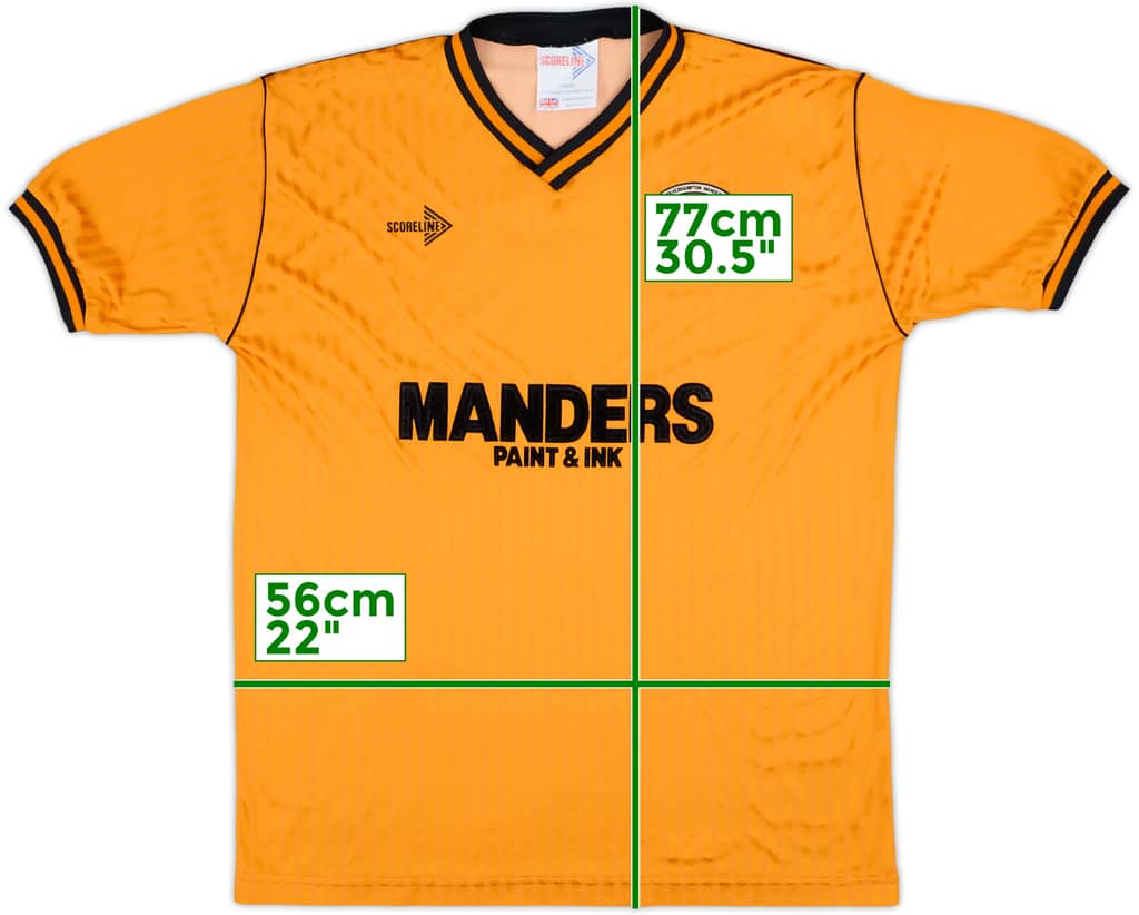 1989-90 Wolves Home Shirt - 10/10 - (L)
