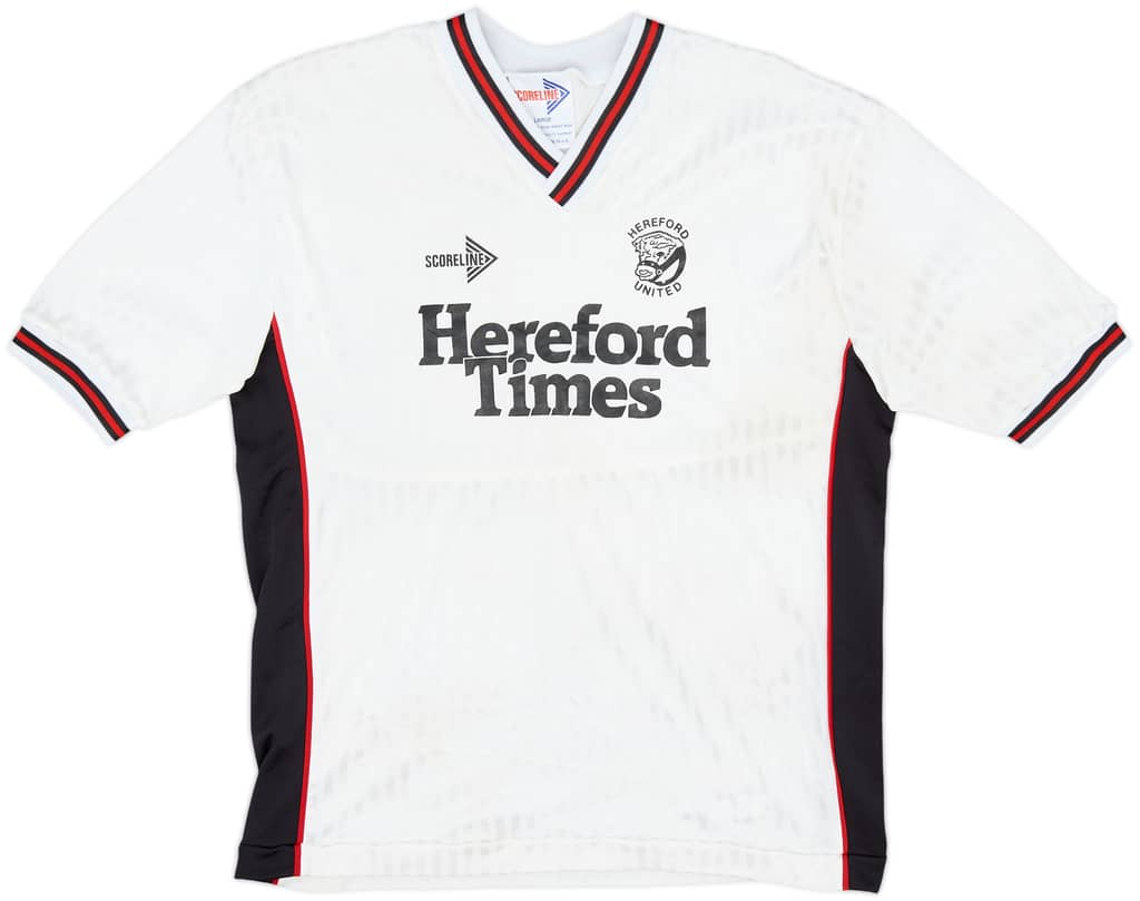 1989-90 Hereford United Home Shirt - 10/10 - (L)