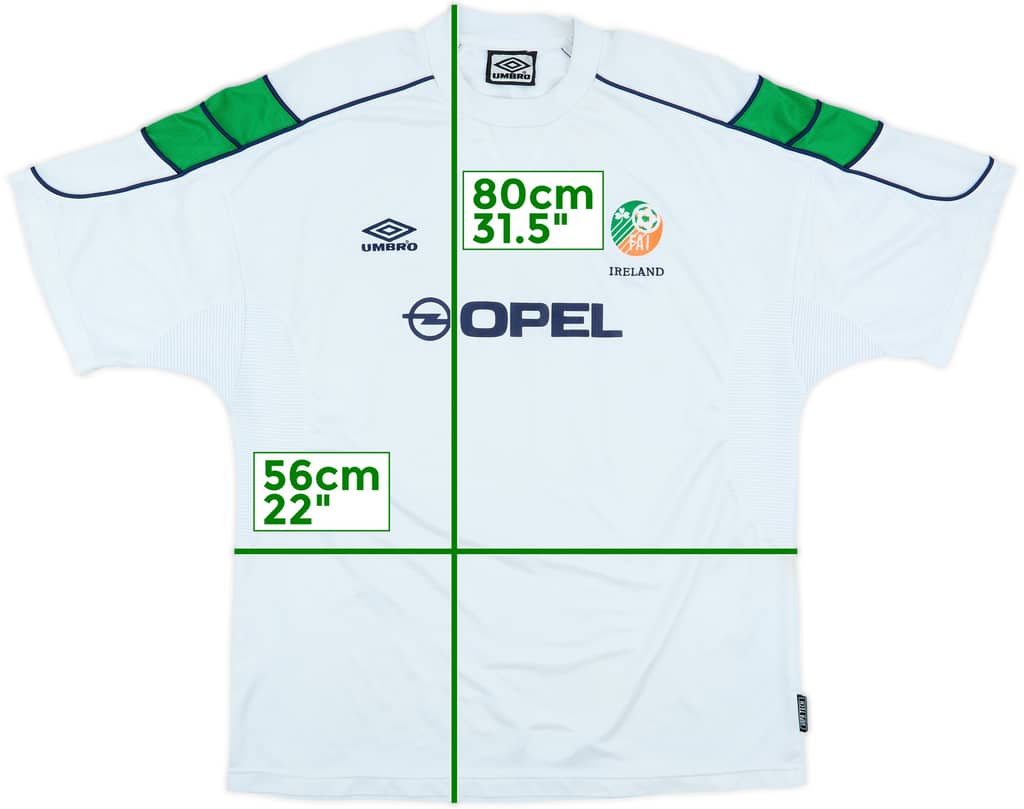 2000 Ireland Away Shirt - 8/10 - (XL)