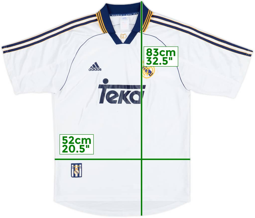 1998-00 Real Madrid Home Shirt - 5/10 - (M)