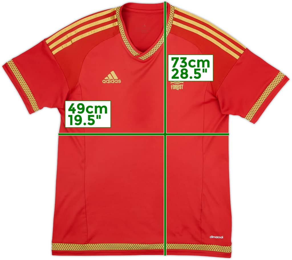 2015-16 Nottingham Forest Home Shirt - 8/10 - (M)