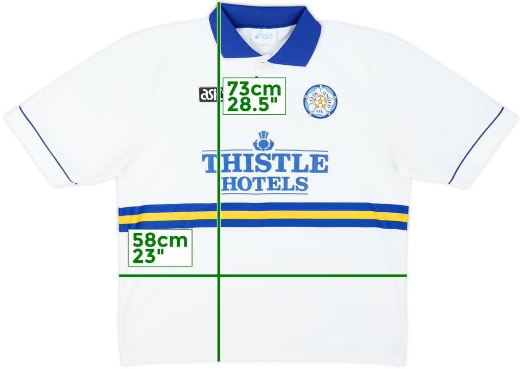 1993-95 Leeds United Home Shirt - 6/10 - (XL)