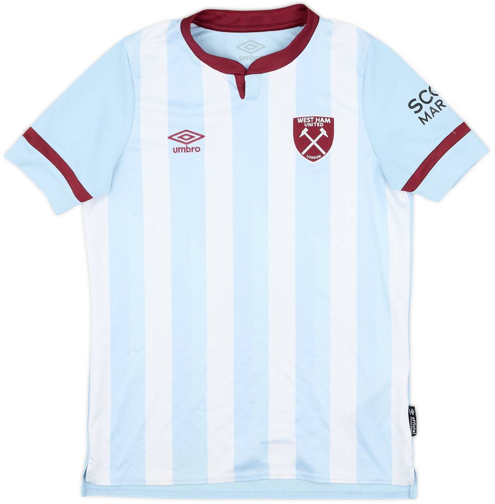 2021-22 West Ham Away Shirt - 6/10 - (L.Boys)