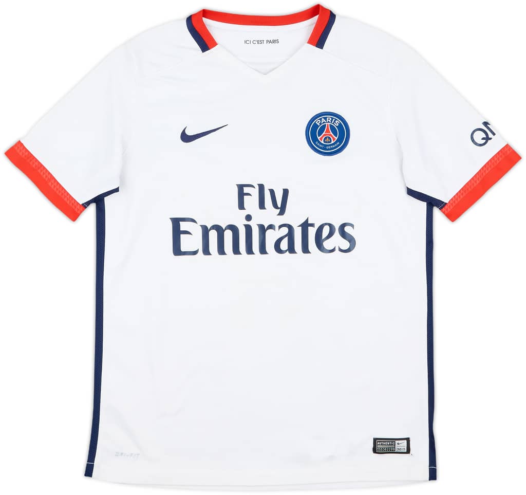 2015-16 Paris Saint-Germain Away Shirt - 5/10 - (L.Boys)