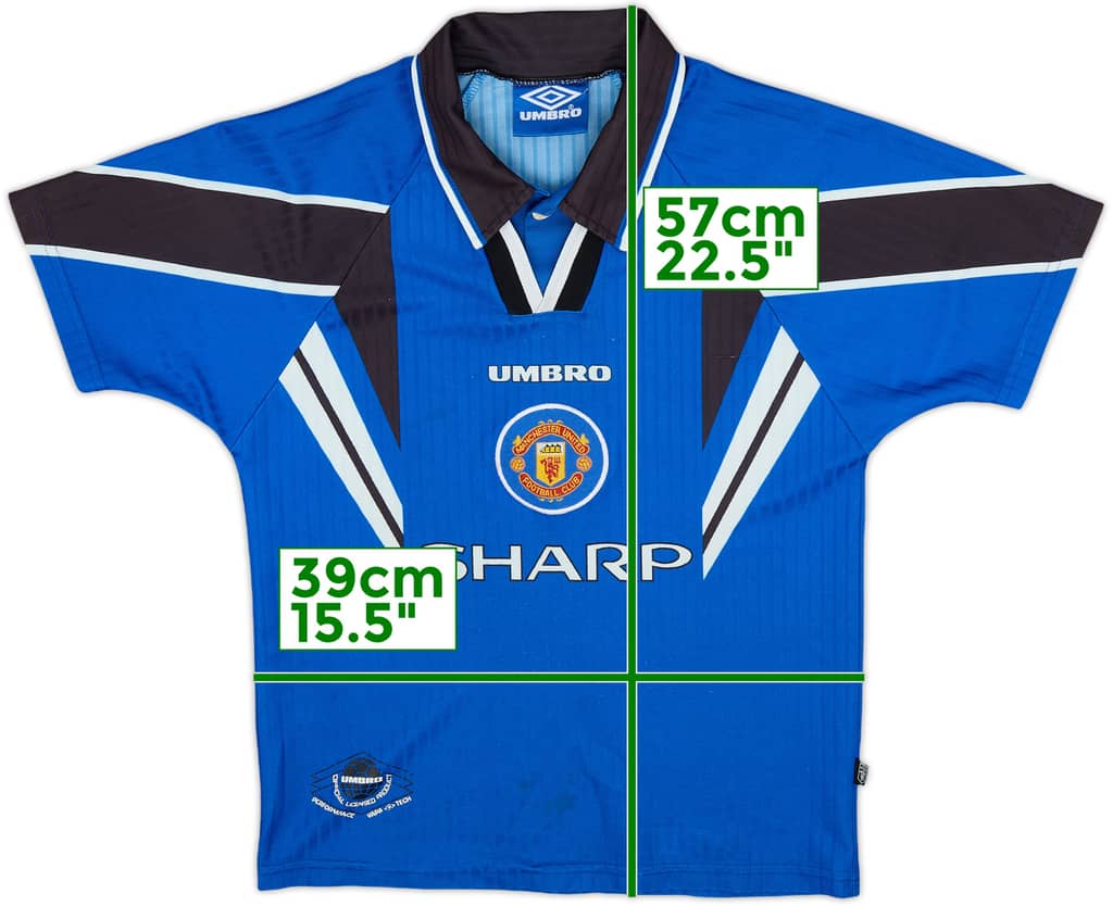 1996-98 Manchester United Third Shirt - 7/10 - (S.Boys)