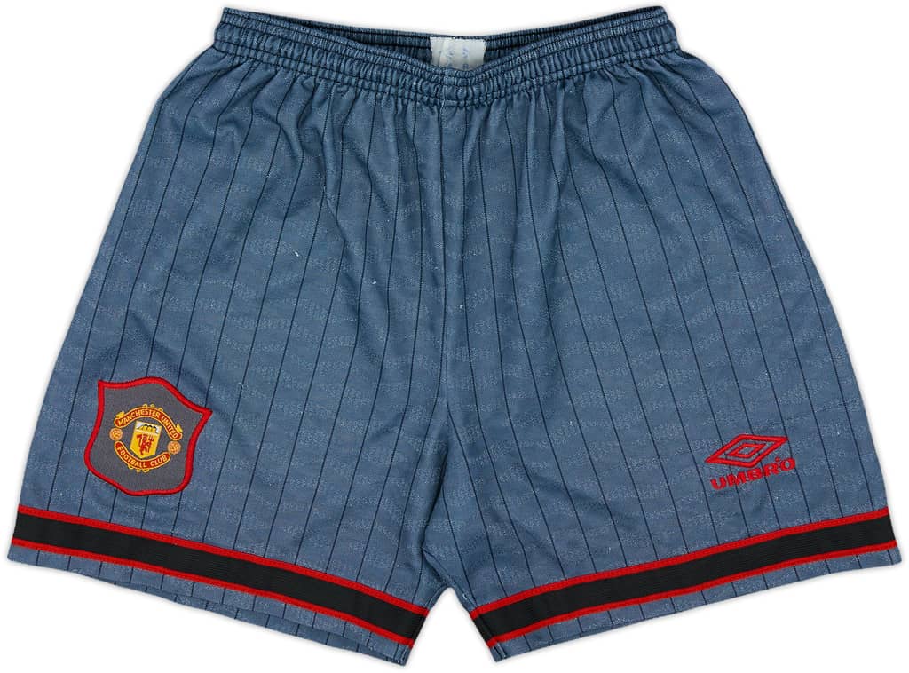 1995-96 Manchester United Away Shorts - 8/10 - (S)