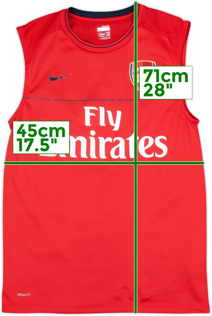 2008-09 Arsenal Nike Training Vest - 9/10 - (S)