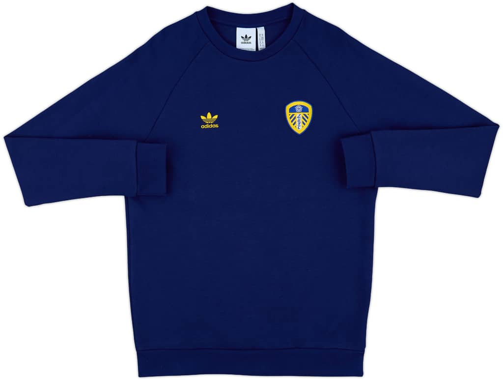 2022-23 Leeds United adidas Sweat Top - 9/10 - (M)