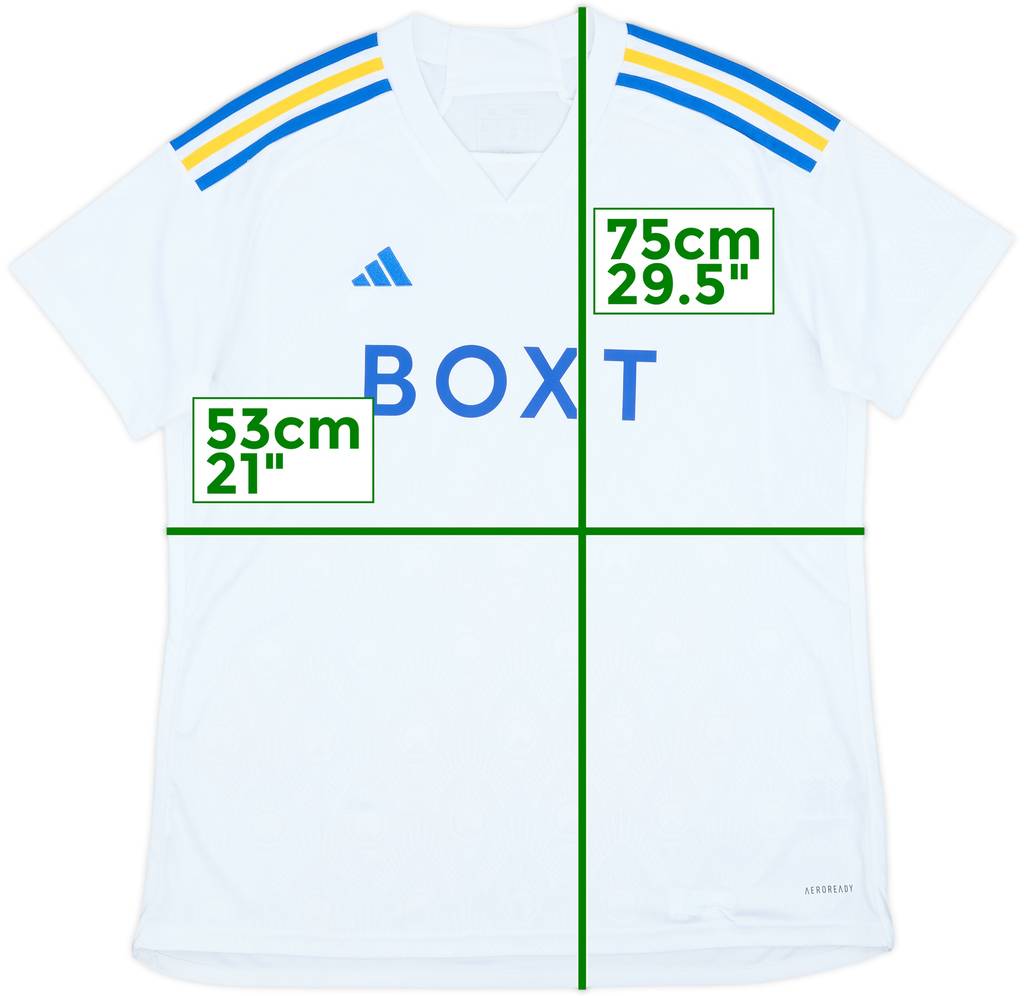 2023-24 Leeds Home Shirt - 9/10 - (Women's XL)