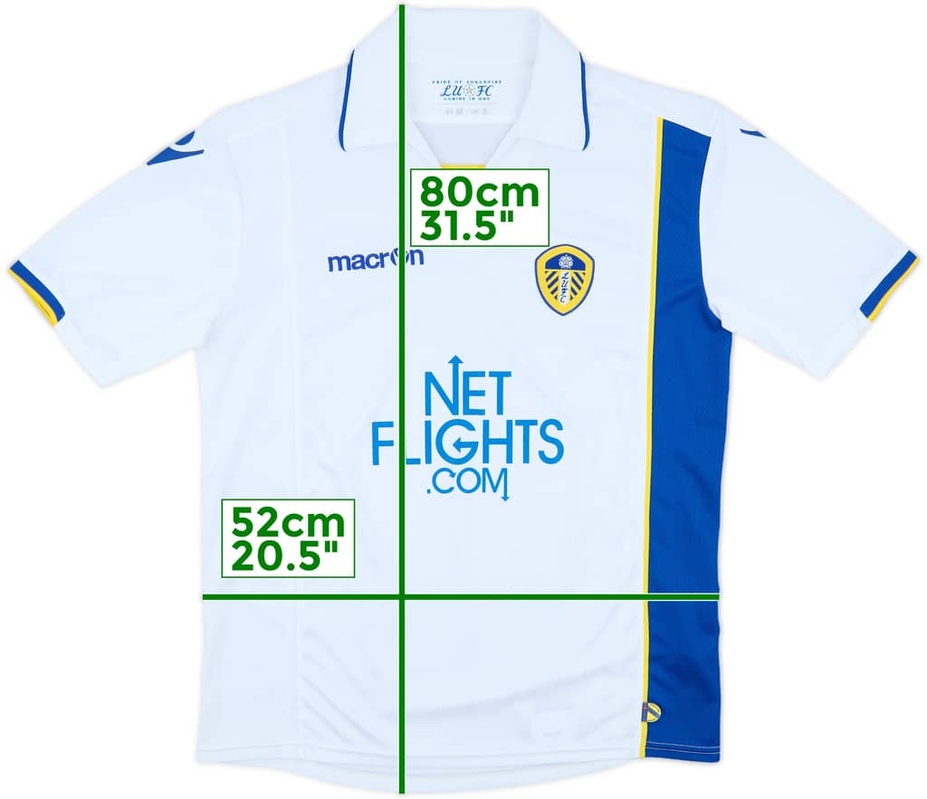 2009-10 Leeds United Home Shirt - 8/10 - (S)