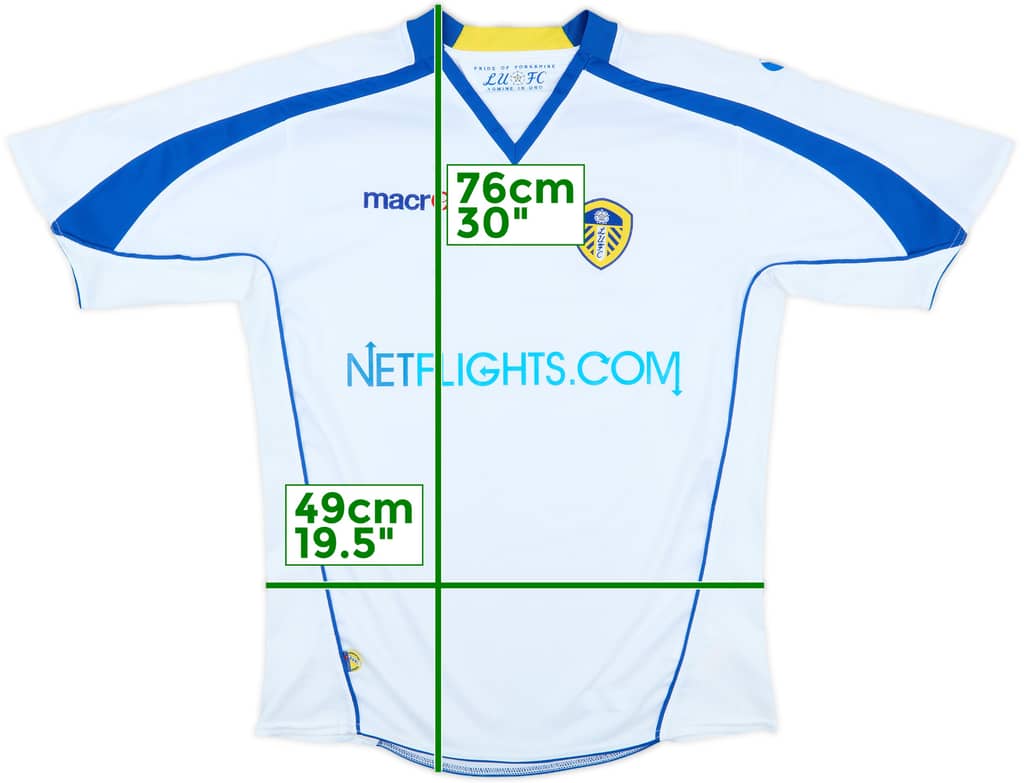 2008-09 Leeds United Home Shirt - 7/10 - (S)