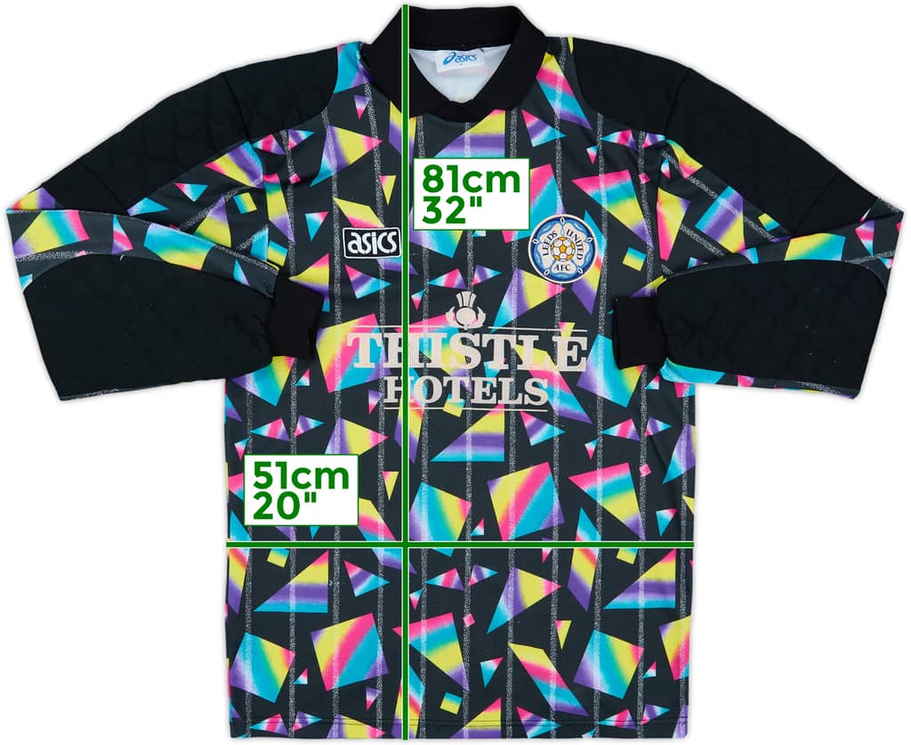 1993-94 Leeds United GK Shirt - 8/10 - (M)