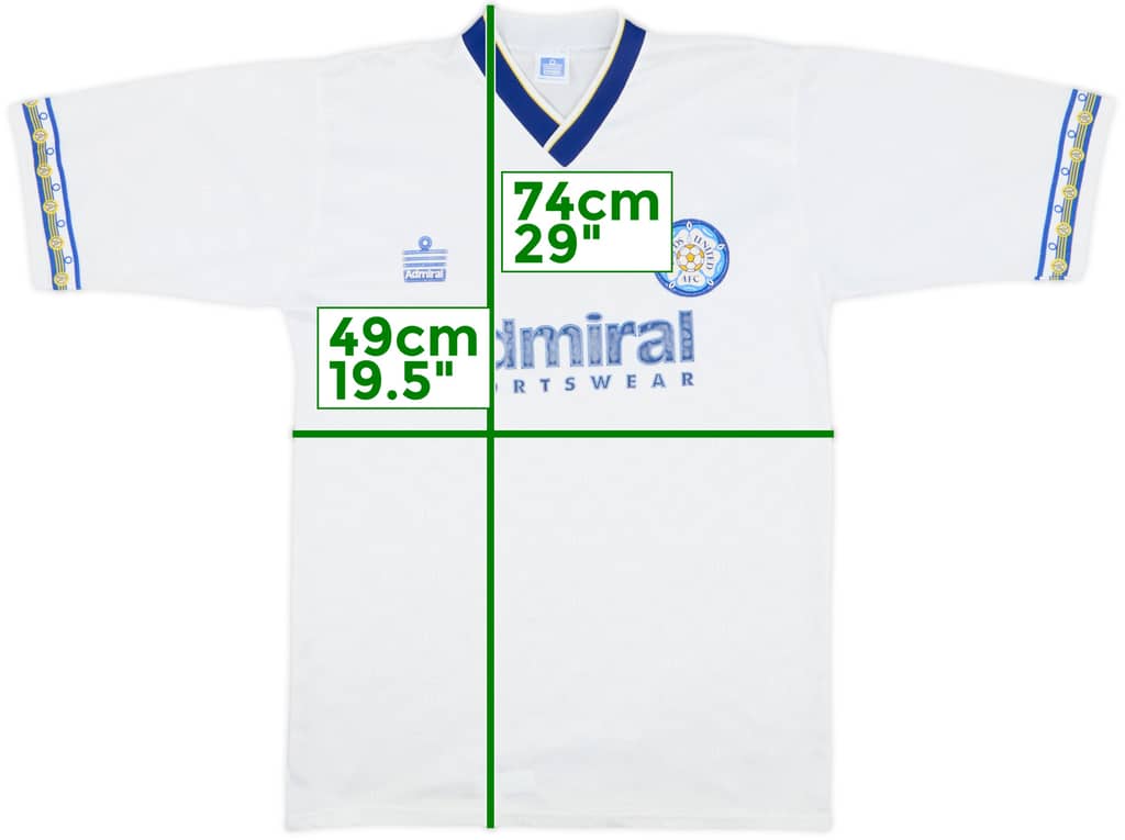 1992-93 Leeds United Home Shirt - 7/10 - (M)