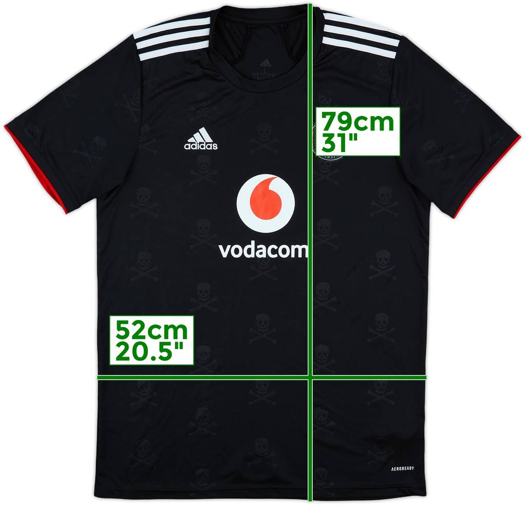 2021-22 Orlando Pirates Home Shirt - 9/10 - (L)