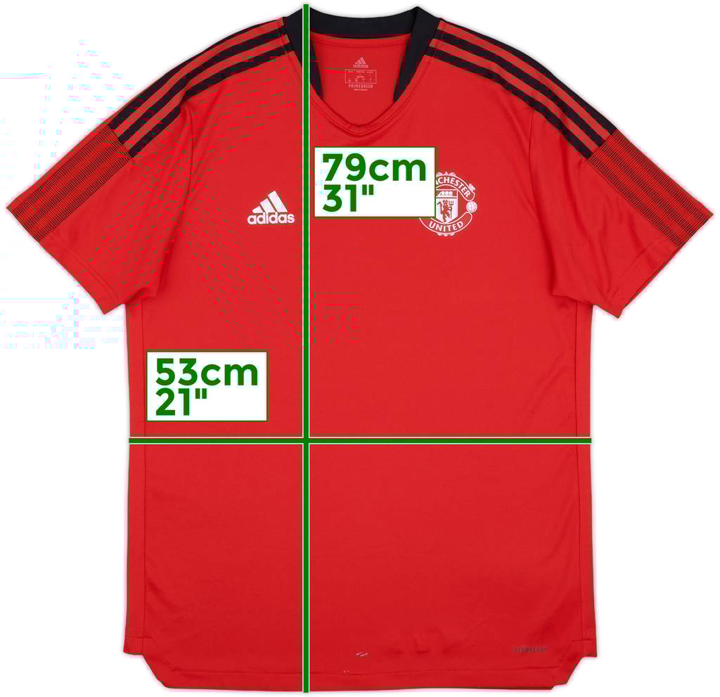 2021-22 Manchester United adidas Training Shirt - 7/10 - (L)