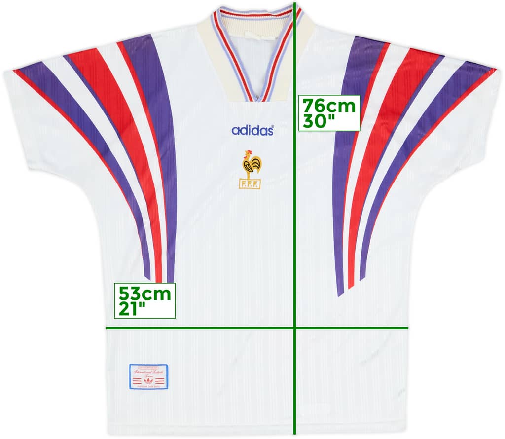 1996-98 France Away Shirt - 5/10 - (L)