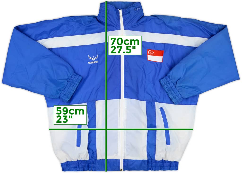 1998-00 Singapore Grand Sport Hooded Rain Jacket - 6/10 - (M)
