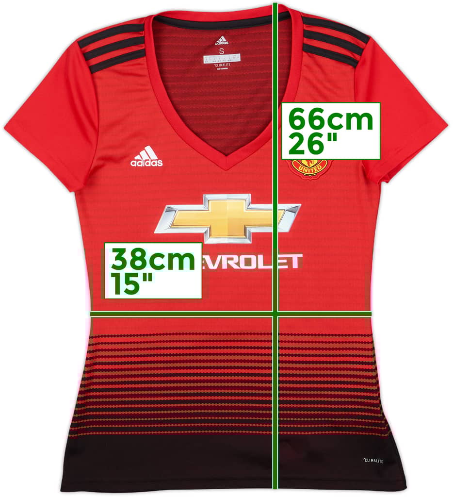 2018-19 Manchester United Home Shirt - 10/10 - (Women's S)