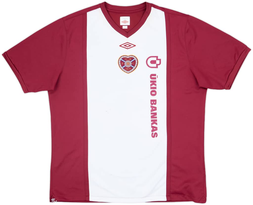 2010-11 Hearts Home Shirt - 6/10 - (XXL)