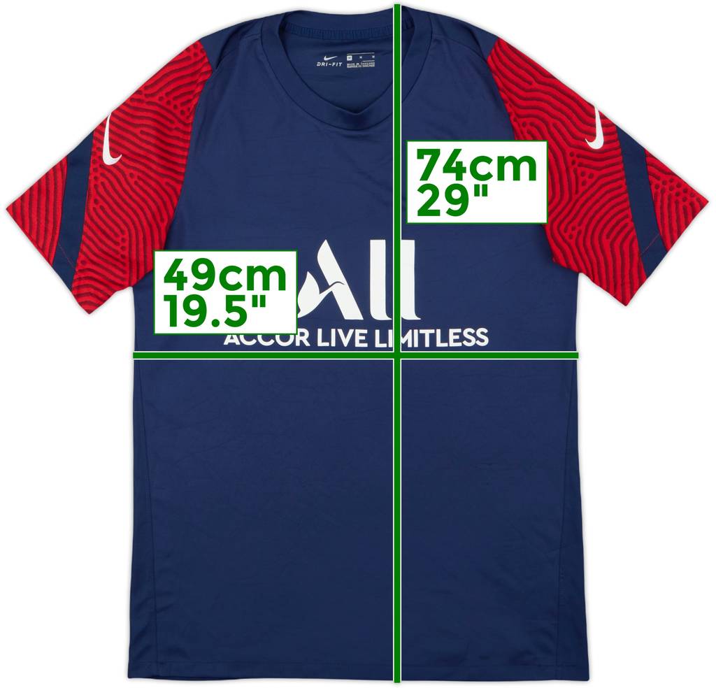 2020-21 Paris Saint-Germain Nike Training Shirt - 9/10 - (M)