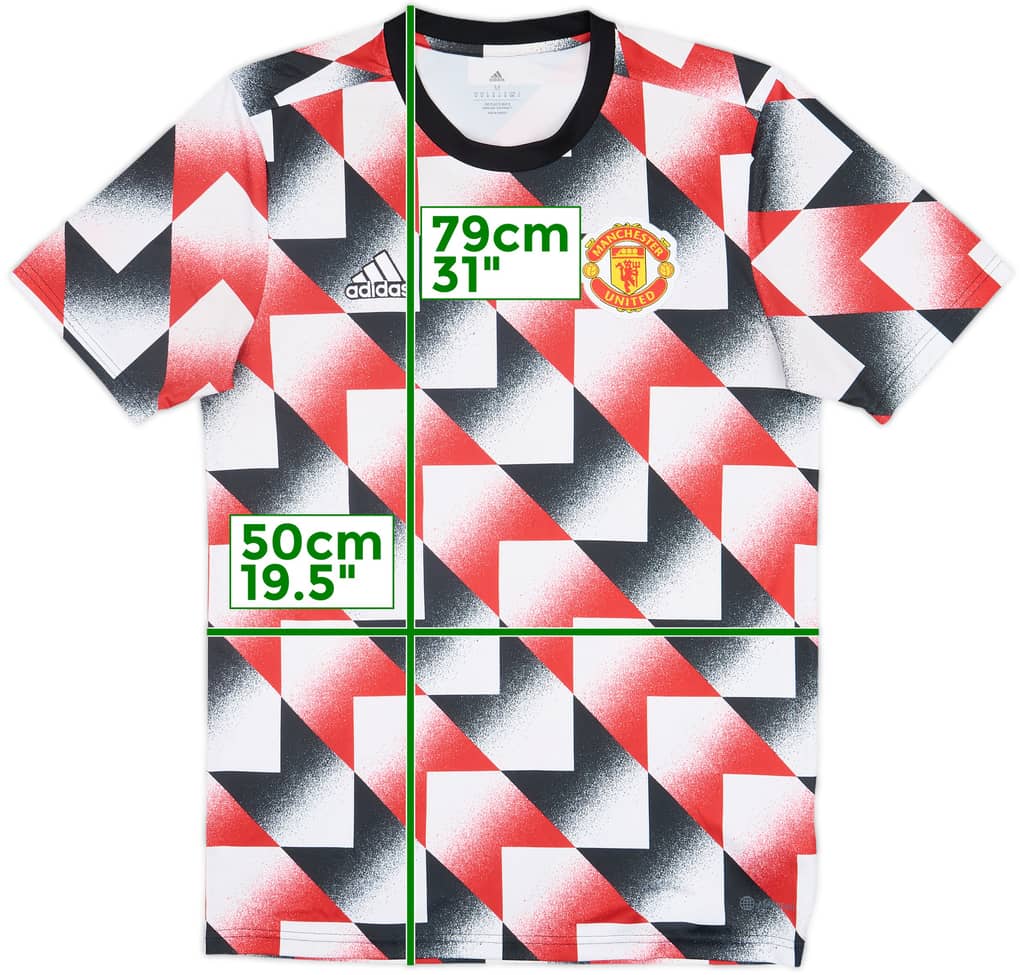 2022-23 Manchester United adidas Training Shirt - 10/10 - (M)