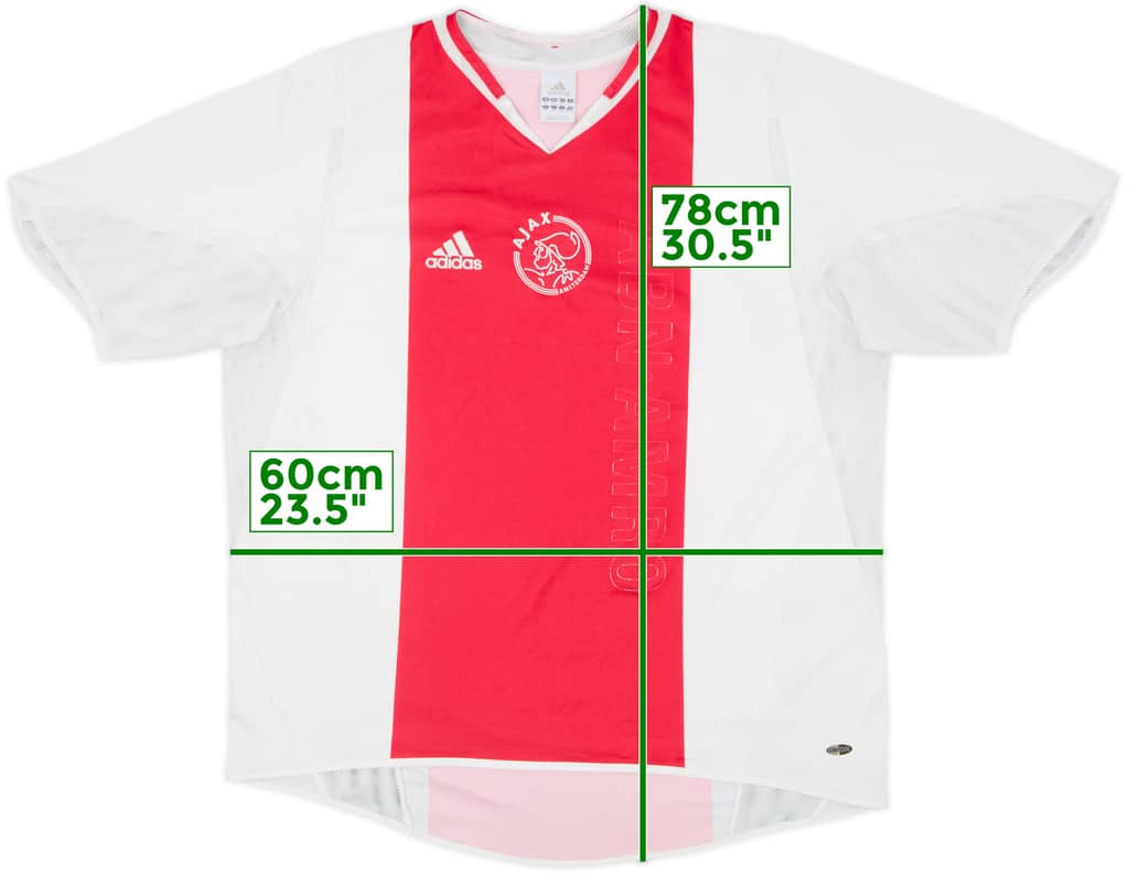 2004-05 Ajax Home Shirt - 4/10 - (XL)