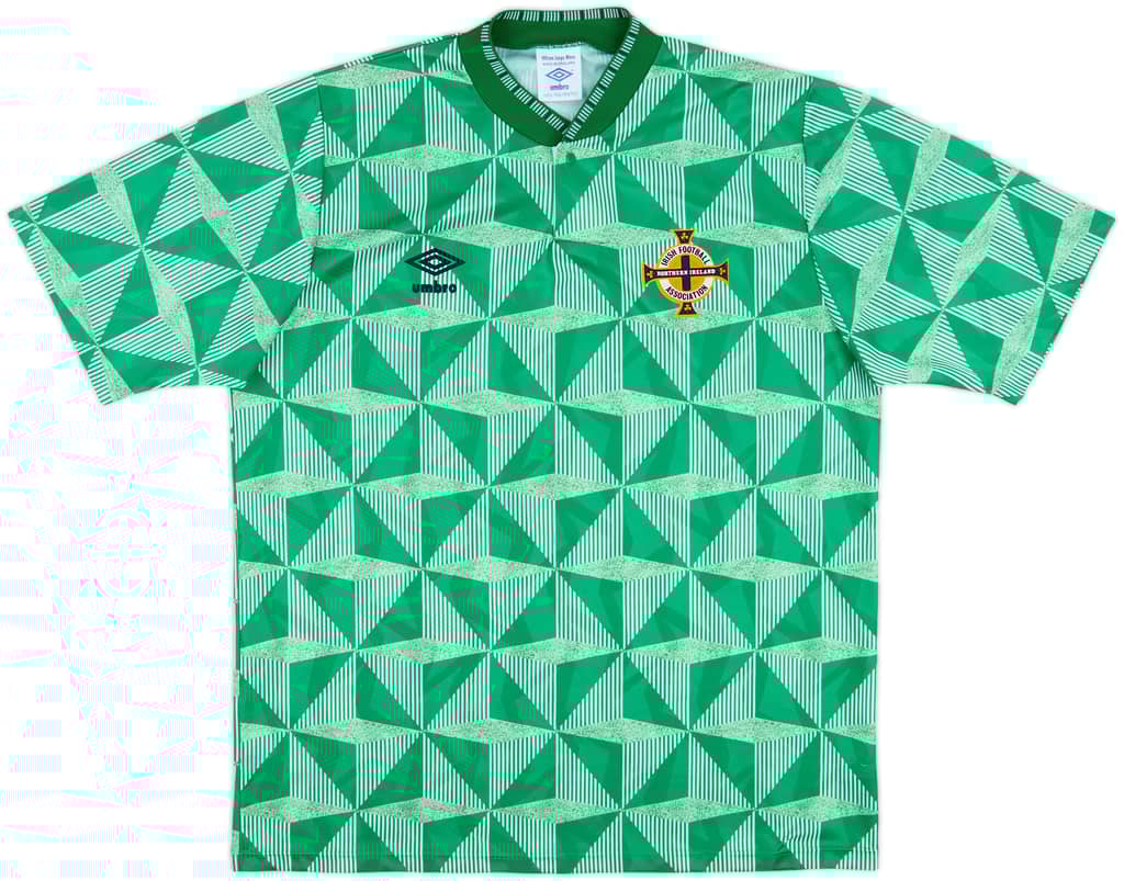 1990-92 Northern Ireland Home Shirt - 9/10 - (L)