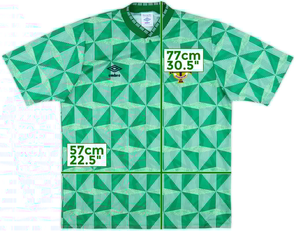 1990-92 Northern Ireland Home Shirt - 9/10 - (L)