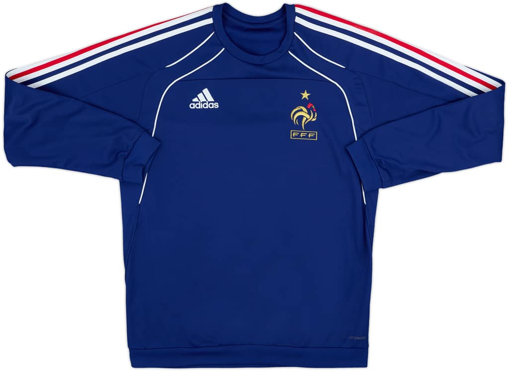 2009-10 France adidas Sweat Top - 8/10 - (M)
