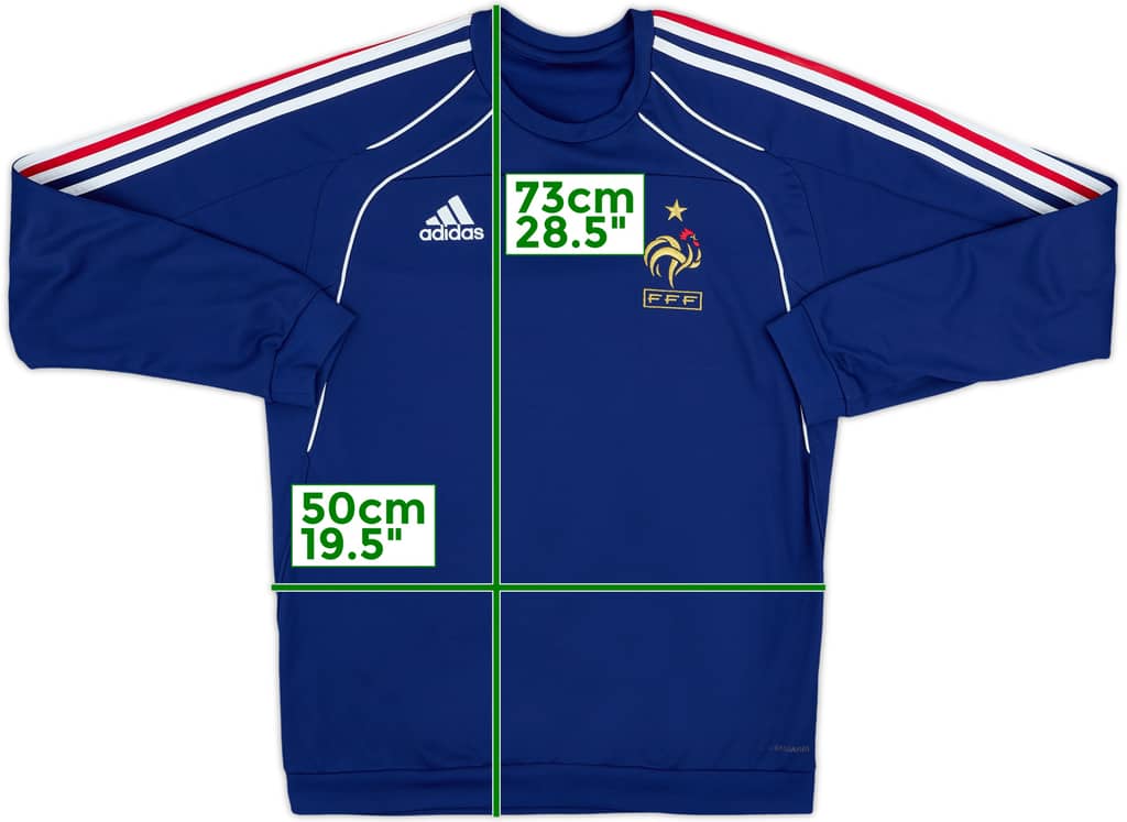 2009-10 France adidas Sweat Top - 8/10 - (M)