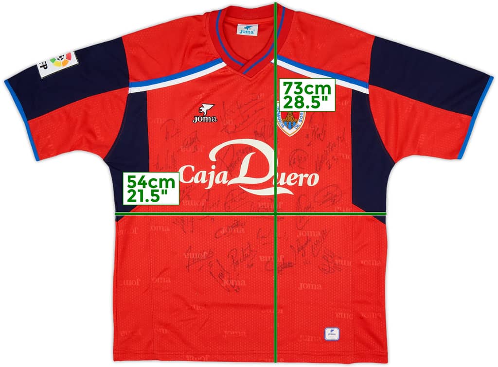 2000-01 Numancia Signed Home Shirt - 7/10 - (L)