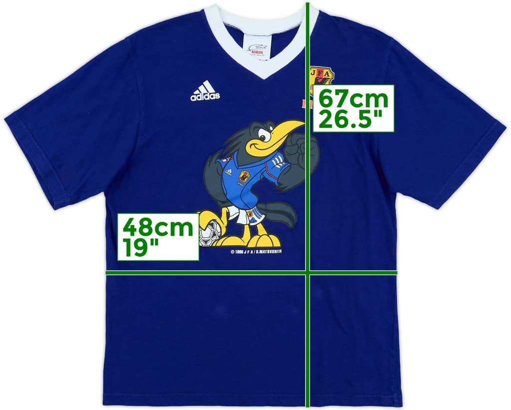 2002 Japan adidas Graphic Tee - 10/10 - (S)