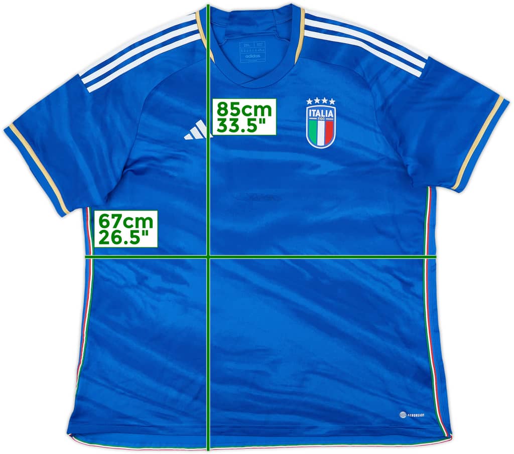 2023-24 Italy Home Shirt - 7/10 - (XXL)