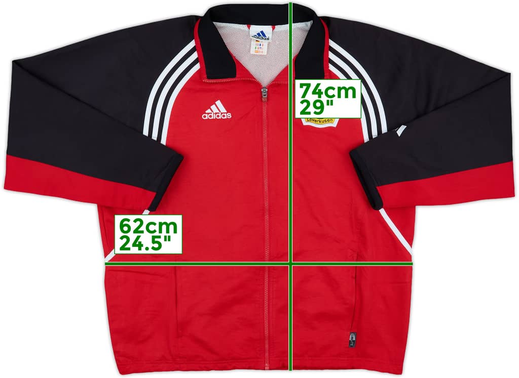 2000-01 Bayer Leverkusen adidas Track Jacket - 8/10 - (M/L)