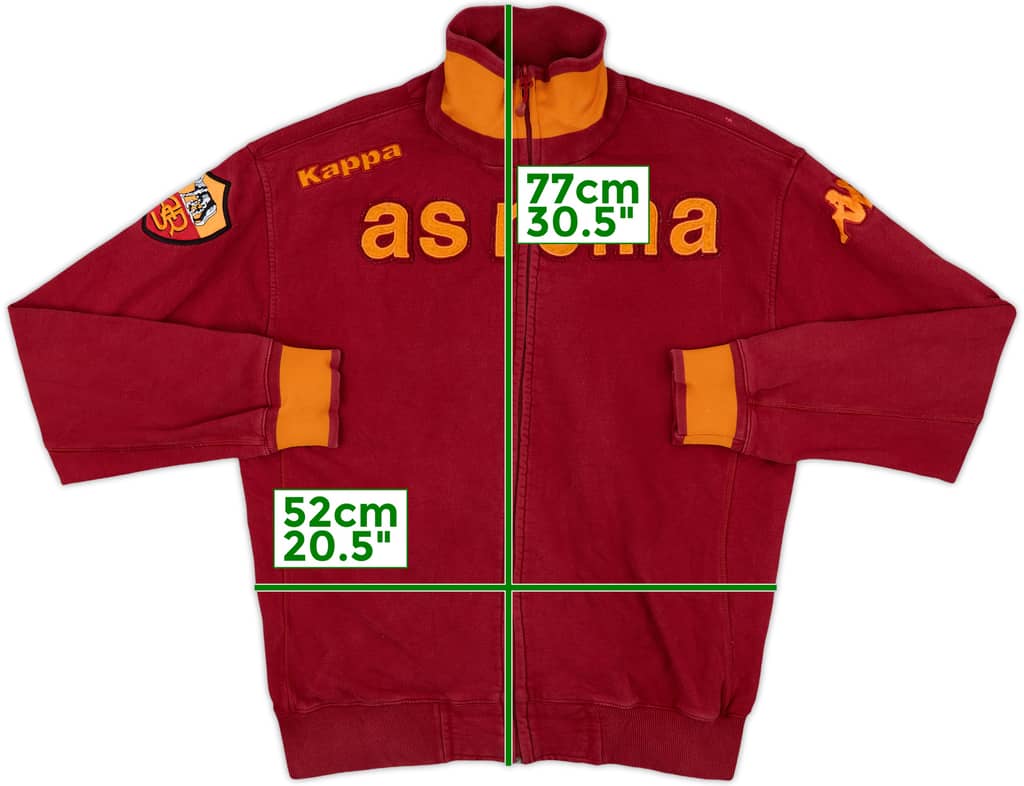 2008-09 Roma Kappa Track Jacket - 8/10 - (L)