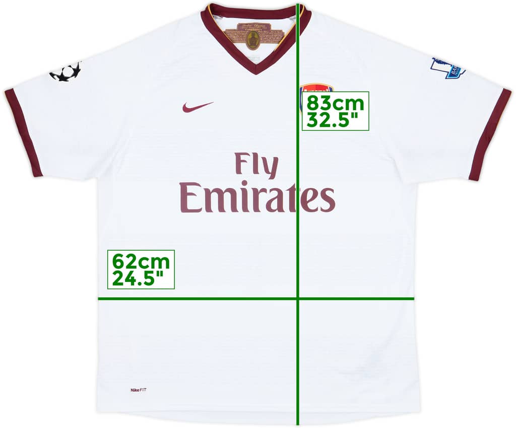 2007-08 Arsenal Away Shirt - 8/10 - (XL)