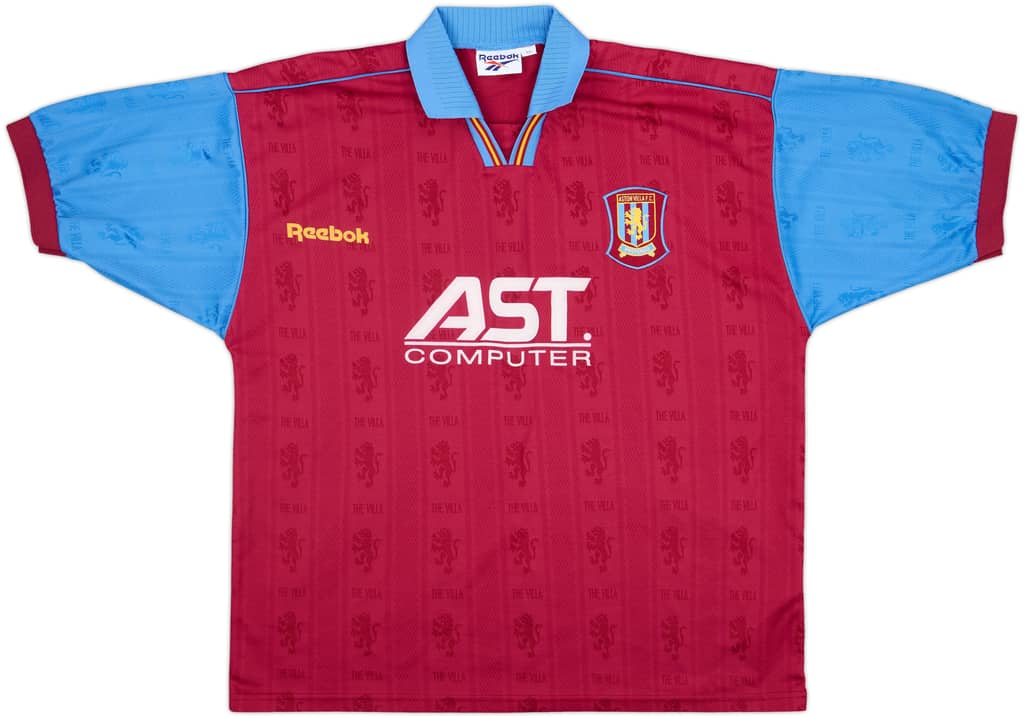 1995-97 Aston Villa Home Shirt - 8/10 - (XXL)