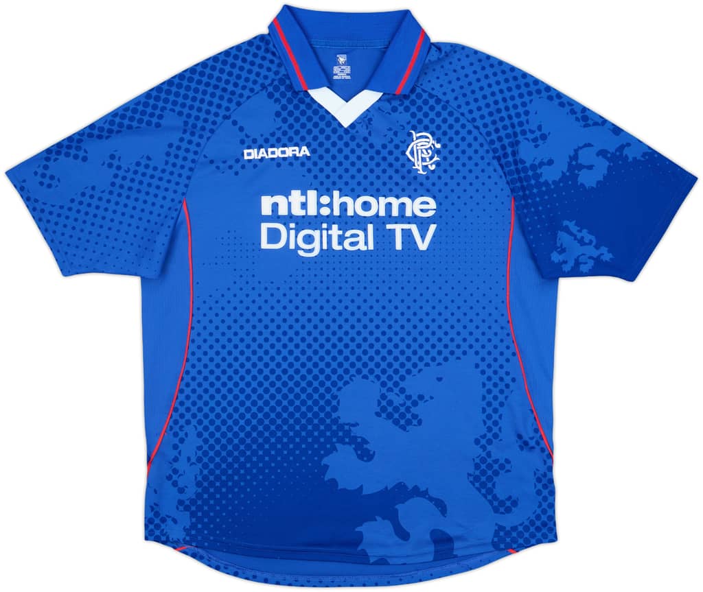 2002-03 Rangers Home Shirt - 8/10 - (L)