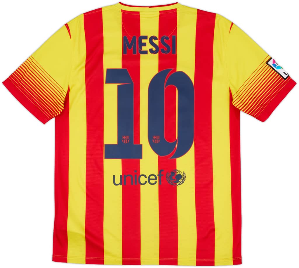 2013-15 Barcelona Away Shirt Messi #10 - 7/10 - (M)