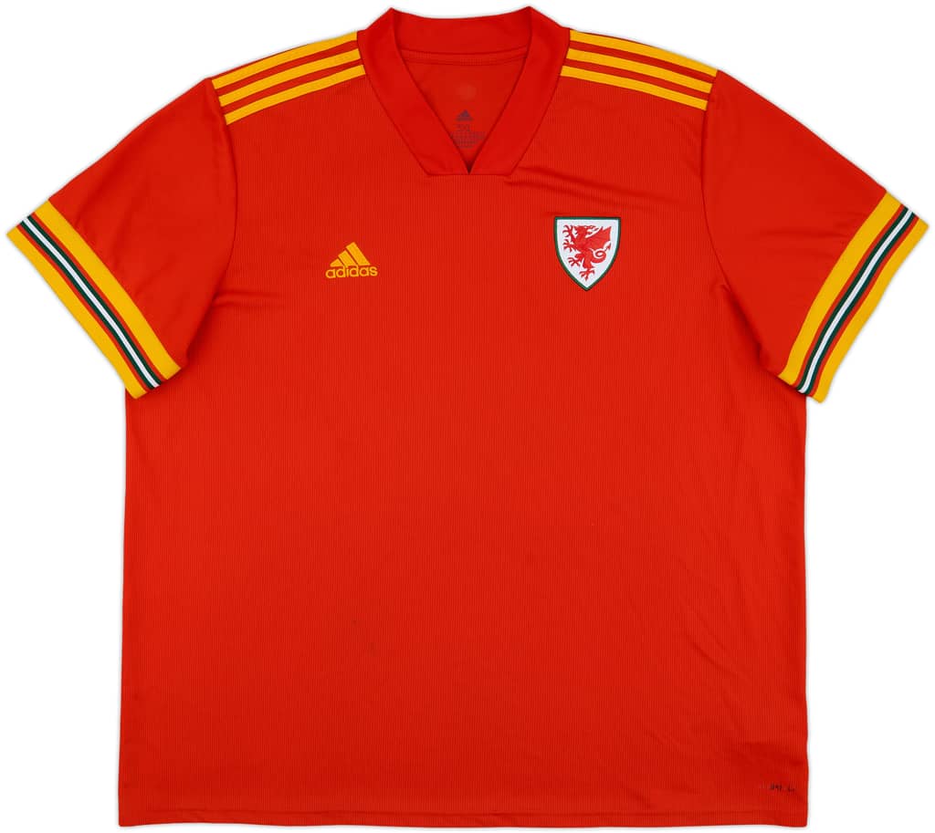 2020-21 Wales Home Shirt - 8/10 - (3XL)