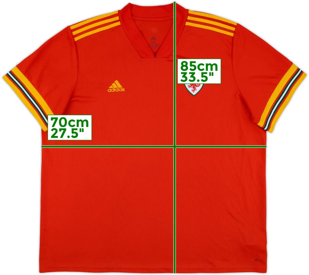2020-21 Wales Home Shirt - 8/10 - (3XL)