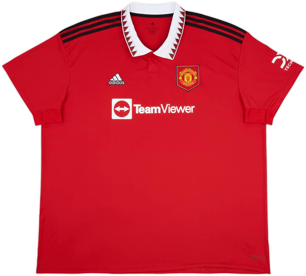 2022-23 Manchester United Home Shirt - 9/10 - (4XL)